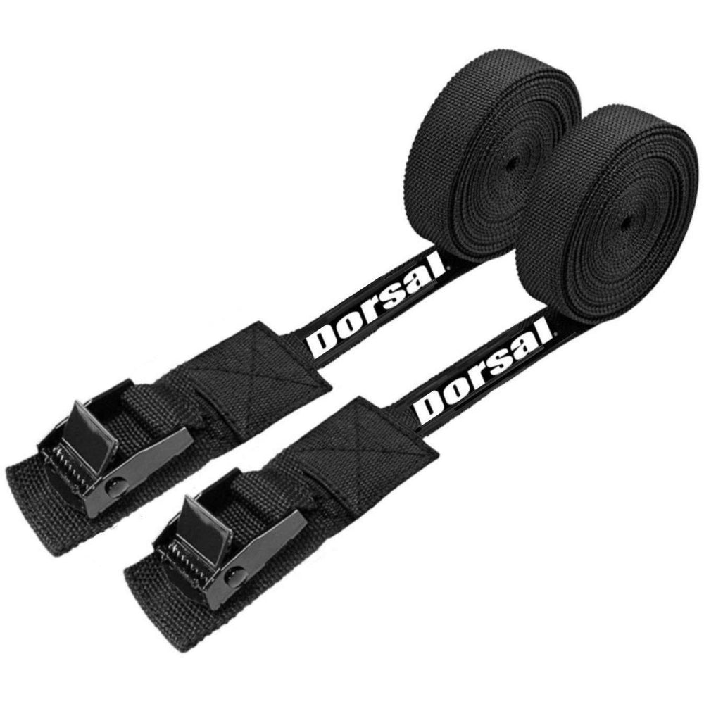 Dorsal Tie Down Straps for Roof Rack Pads Crossbars - Pack of 2 holds Surfboards Kayaks Canoes Paddleboards - Image 5