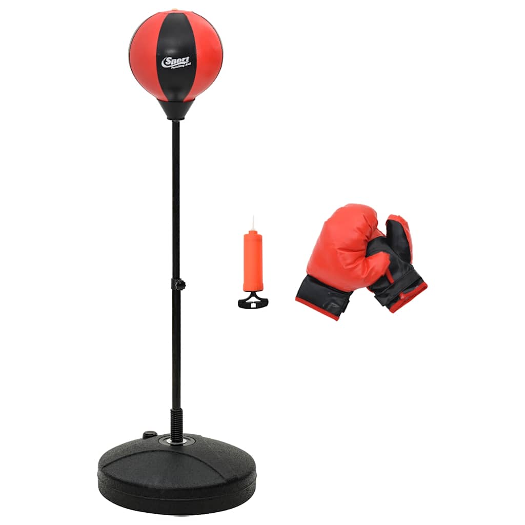 NNEVL Punching Ball Set with Gloves and Pump Adjustable Height 81-122 cm - Image 2