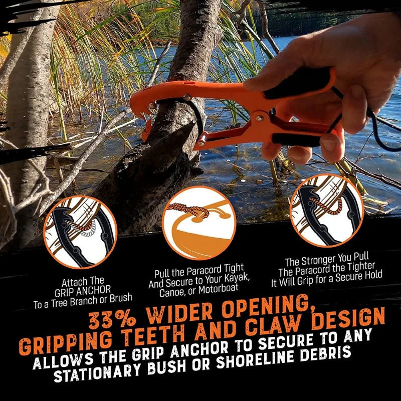 Kayak Anchor Gripper with Large Clamping Mouth - Image 4
