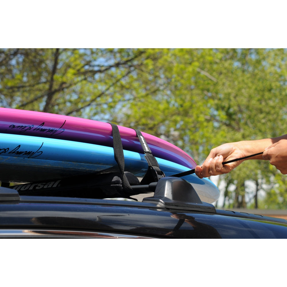Dorsal Tie Down Straps for Roof Rack Pads Crossbars - Pack of 2 holds Surfboards Kayaks Canoes Paddleboards - Image 3