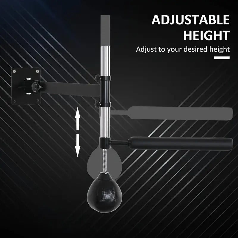 NNETM Wall-Mounted Adjustable Height Speed Bag Platform - Image 5