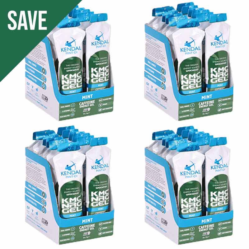 KMC NRG GEL+ Mint Flavour Caffeine Bundle L (48x70g Gels) - Image 3