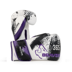 Bravose Limited Edition 16oz Velcro Boxing Gloves – Monochrome Splash Edition