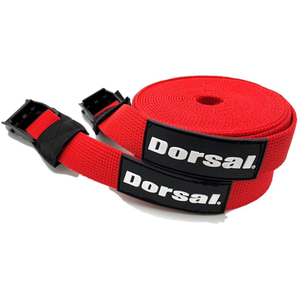 Dorsal Tie Down Straps for Roof Rack Pads Crossbars - Pack of 2 holds Surfboards Kayaks Canoes Paddleboards - Image 9