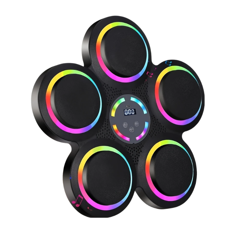 NNETM Smart Music Boxing Machine Wall-Mount with Gloves